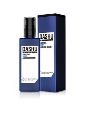 💎 DASHU Men's Aqua Real Moist All-in-One Cream New In Box Full-Size